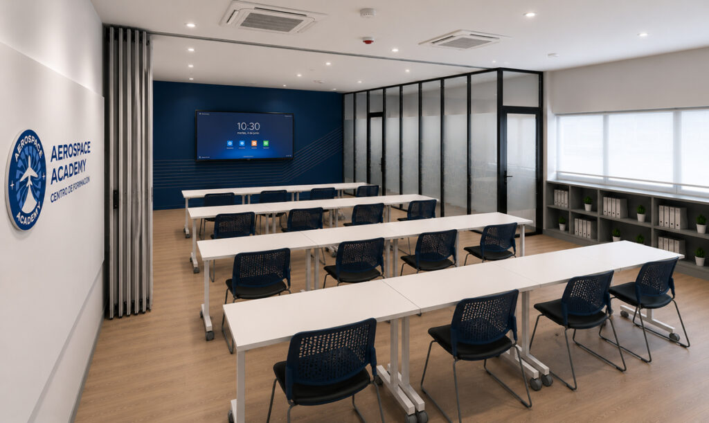 Zona de aulas Aerospace Academy
